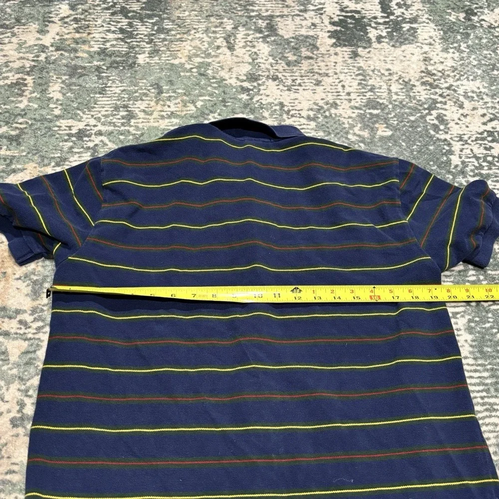 Vintage Ralph Lauren Polo Shirt Mens Size Medium Striped
